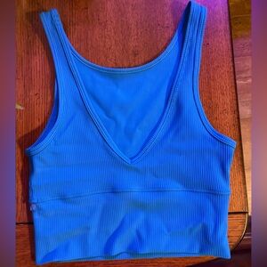 Lululemon Blue Ribbed Tank Top